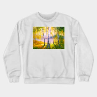 Midday by the river Crewneck Sweatshirt